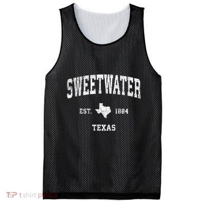 Sweetwater Texas Tx Vintage Sports Mesh Reversible Basketball Jersey Tank