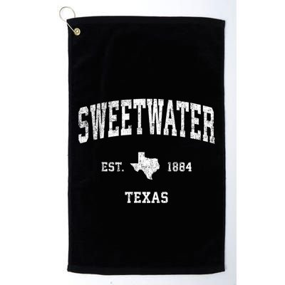 Sweetwater Texas Tx Vintage Sports Golf Towel