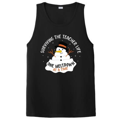 Surviving The Teacher Life One Meltdown At A Time Christmas PosiCharge Competitor Tank