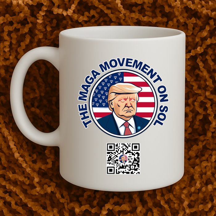 Scottpresler Trump The Maga Movement On Sol Scan To Join The Movement Coffee Mug