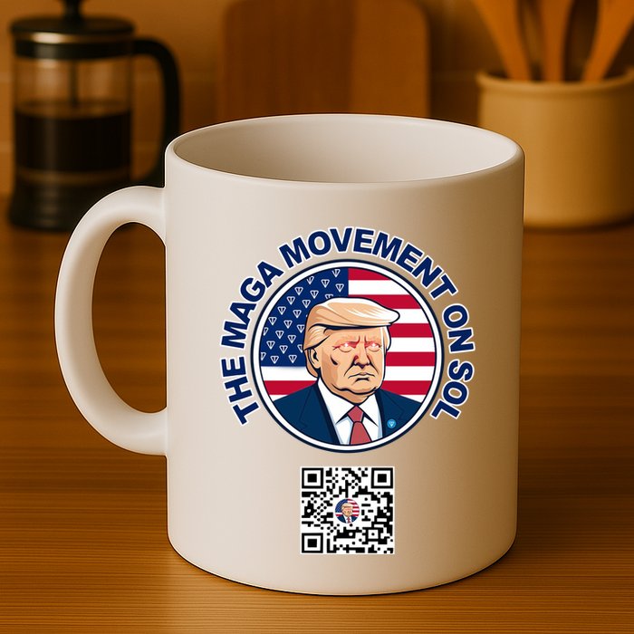 Scottpresler Trump The Maga Movement On Sol Scan To Join The Movement Coffee Mug