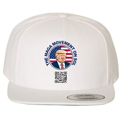 Scottpresler Trump The Maga Movement On Sol Scan To Join The Movement Wool Snapback Cap