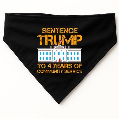 Sentence Trump To 4 Years Of Community Service USA-Made Doggie Bandana