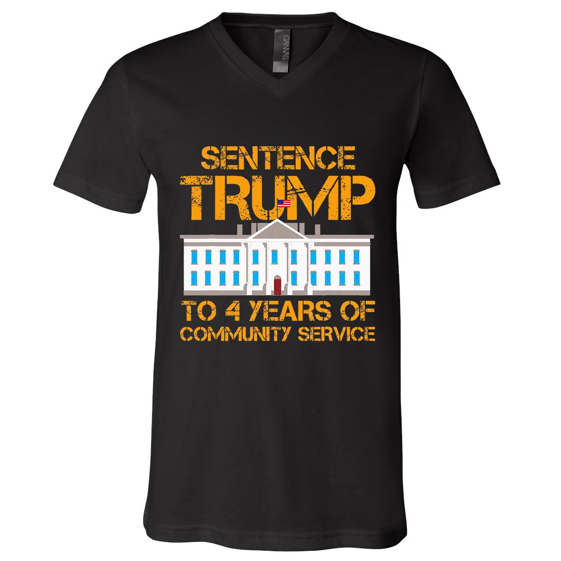 Sentence Trump To 4 Years Of Community Service V-Neck T-Shirt