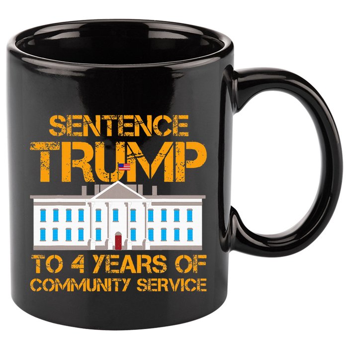 Sentence Trump To 4 Years Of Community Service 11oz C Handle Ceramic Mug