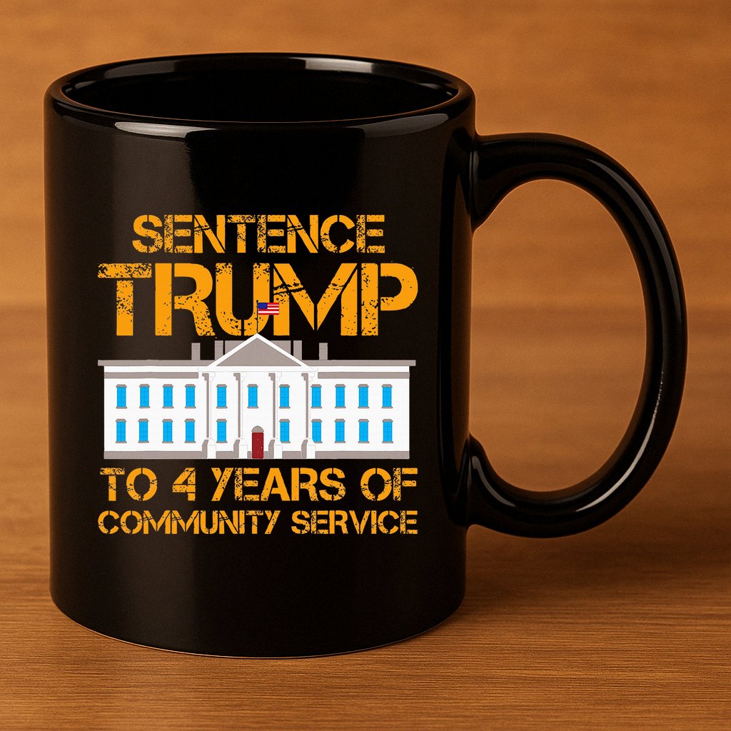 Sentence Trump To 4 Years Of Community Service 11oz C Handle Ceramic Mug