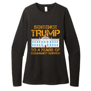 Sentence Trump To 4 Years Of Community Service Womens CVC Long Sleeve Shirt