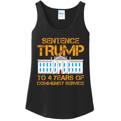 Sentence Trump To 4 Years Of Community Service Ladies Essential Tank