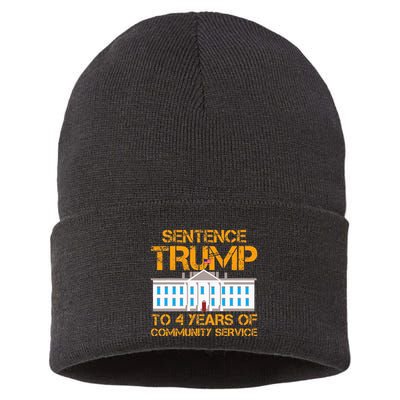 Sentence Trump To 4 Years Of Community Service Sustainable Knit Beanie