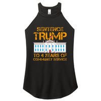 Sentence Trump To 4 Years Of Community Service Women's Perfect Tri Rocker Tank