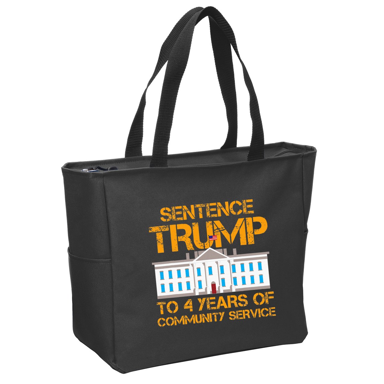 Sentence Trump To 4 Years Of Community Service Zip Tote Bag