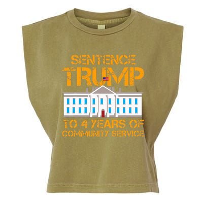 Sentence Trump To 4 Years Of Community Service Garment-Dyed Women's Muscle Tee