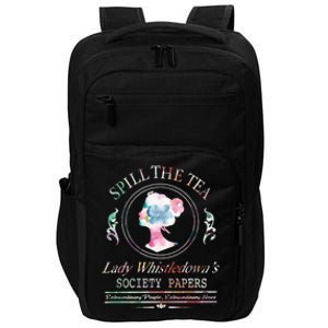 Spill The Tea Lady Whistledown Society Papers Impact Tech Backpack