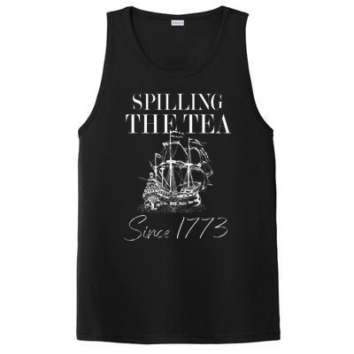 Spilling The Tea Since 1773 Patriotic 4th Of July PosiCharge Competitor Tank