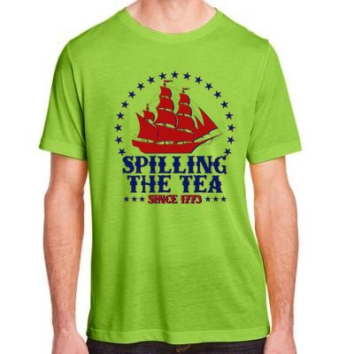 Spilling The Tea Since 1773 Boston Tea Party Adult ChromaSoft Performance T-Shirt