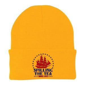 Spilling The Tea Since 1773 Boston Tea Party Knit Cap Winter Beanie