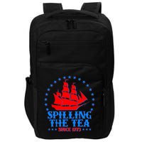 Spilling The Tea Since 1773 Boston Tea Party Impact Tech Backpack