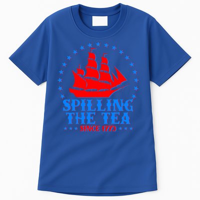 Spilling The Tea Since 1773 Boston Tea Party Tall T-Shirt
