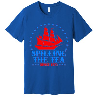 Spilling The Tea Since 1773 Boston Tea Party Premium T-Shirt