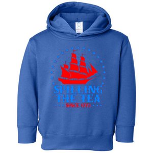 Spilling The Tea Since 1773 Boston Tea Party Toddler Hoodie