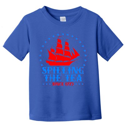 Spilling The Tea Since 1773 Boston Tea Party Toddler T-Shirt