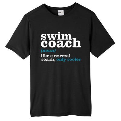 Swim Teacher Thank You Teacher Gift Tall Fusion ChromaSoft Performance T-Shirt