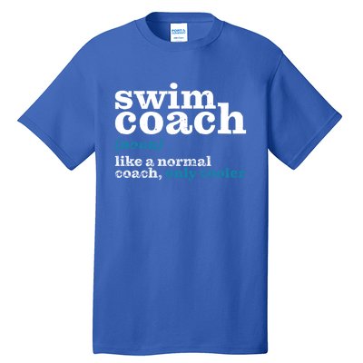 Swim Teacher Thank You Teacher Gift Tall T-Shirt