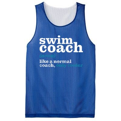 Swim Teacher Thank You Teacher Gift Mesh Reversible Basketball Jersey Tank