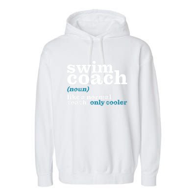 Swim Teacher Thank You Teacher Gift Garment-Dyed Fleece Hoodie