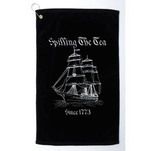 Spilling The Tea 4th Of July We The People Platinum Collection Golf Towel