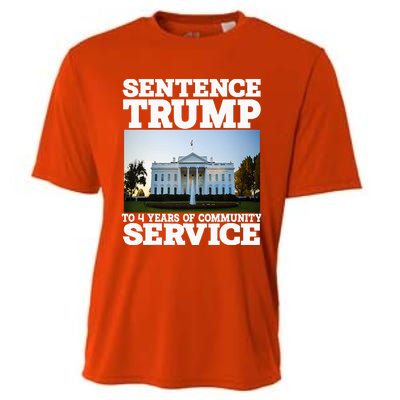 Sentence Trump To 4 Years Of Community Service White House Cooling Performance Crew T-Shirt