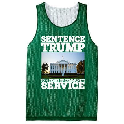 Sentence Trump To 4 Years Of Community Service White House Mesh Reversible Basketball Jersey Tank