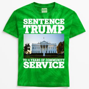 Sentence Trump To 4 Years Of Community Service White House Kids Tie-Dye T-Shirt