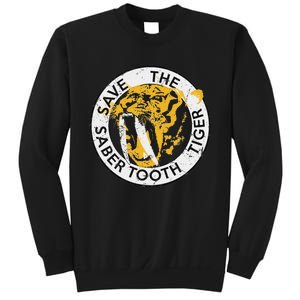 Saber Tooth Tiger Big Cat Conservation Sweatshirt