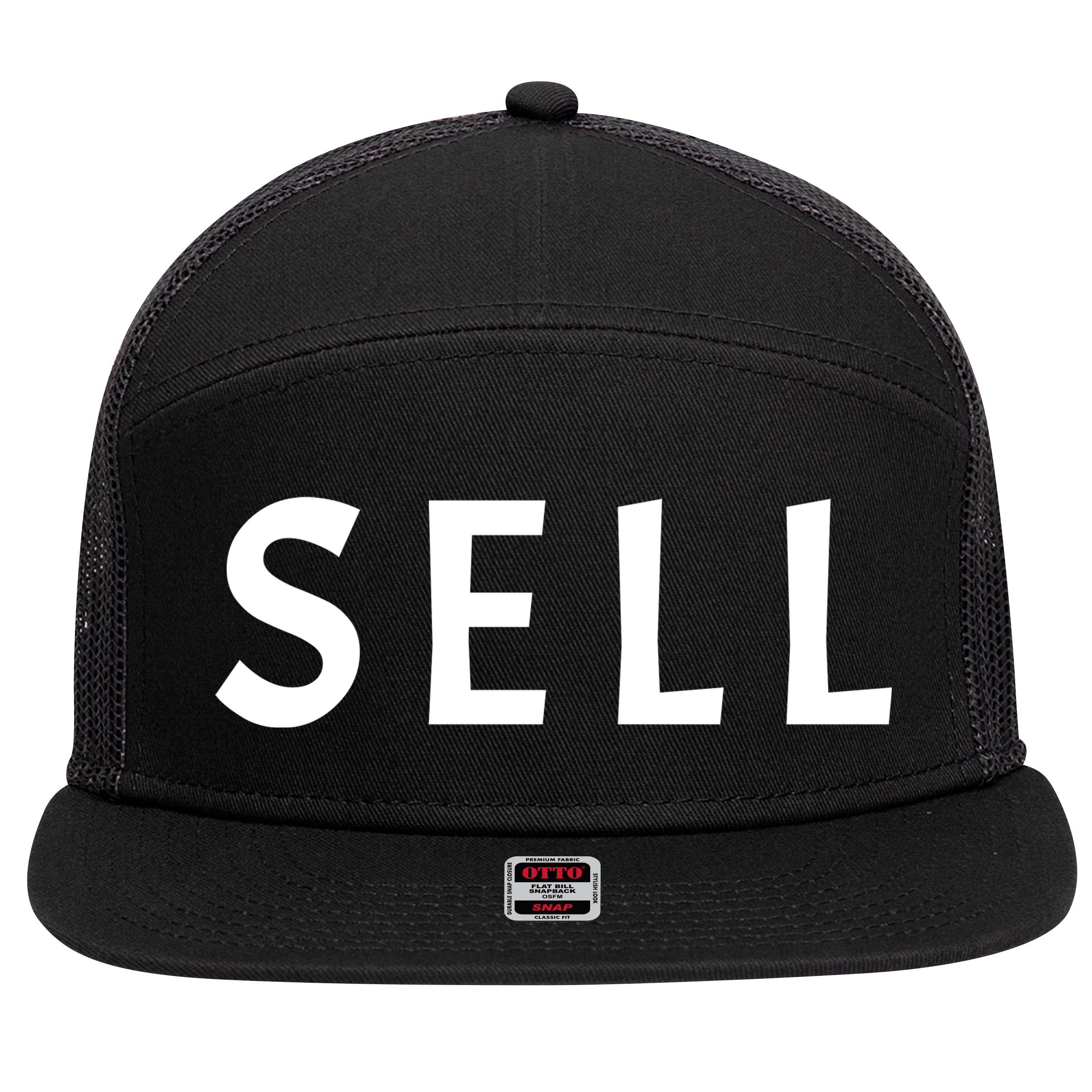Sell The Team Reverse Boycott Oakland Baseball 7 Panel Mesh Trucker Snapback Hat