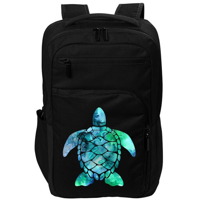 Save The Turtles Sea Turtle Gifts Ocean Animals Sea Turtle Impact Tech Backpack