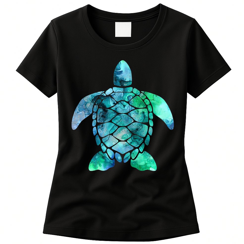 Save The Turtles Sea Turtle Gifts Ocean Animals Sea Turtle Womens T-Shirt