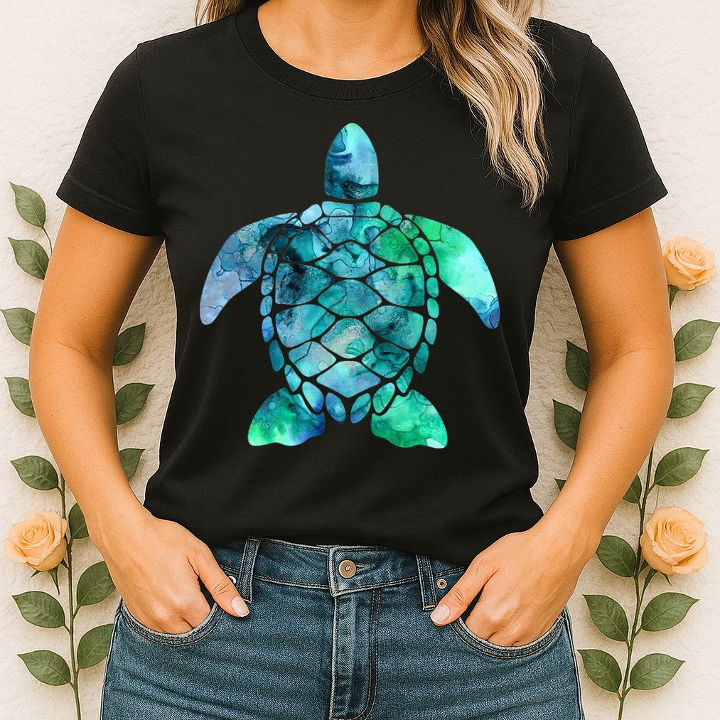 Save The Turtles Sea Turtle Gifts Ocean Animals Sea Turtle Womens T-Shirt