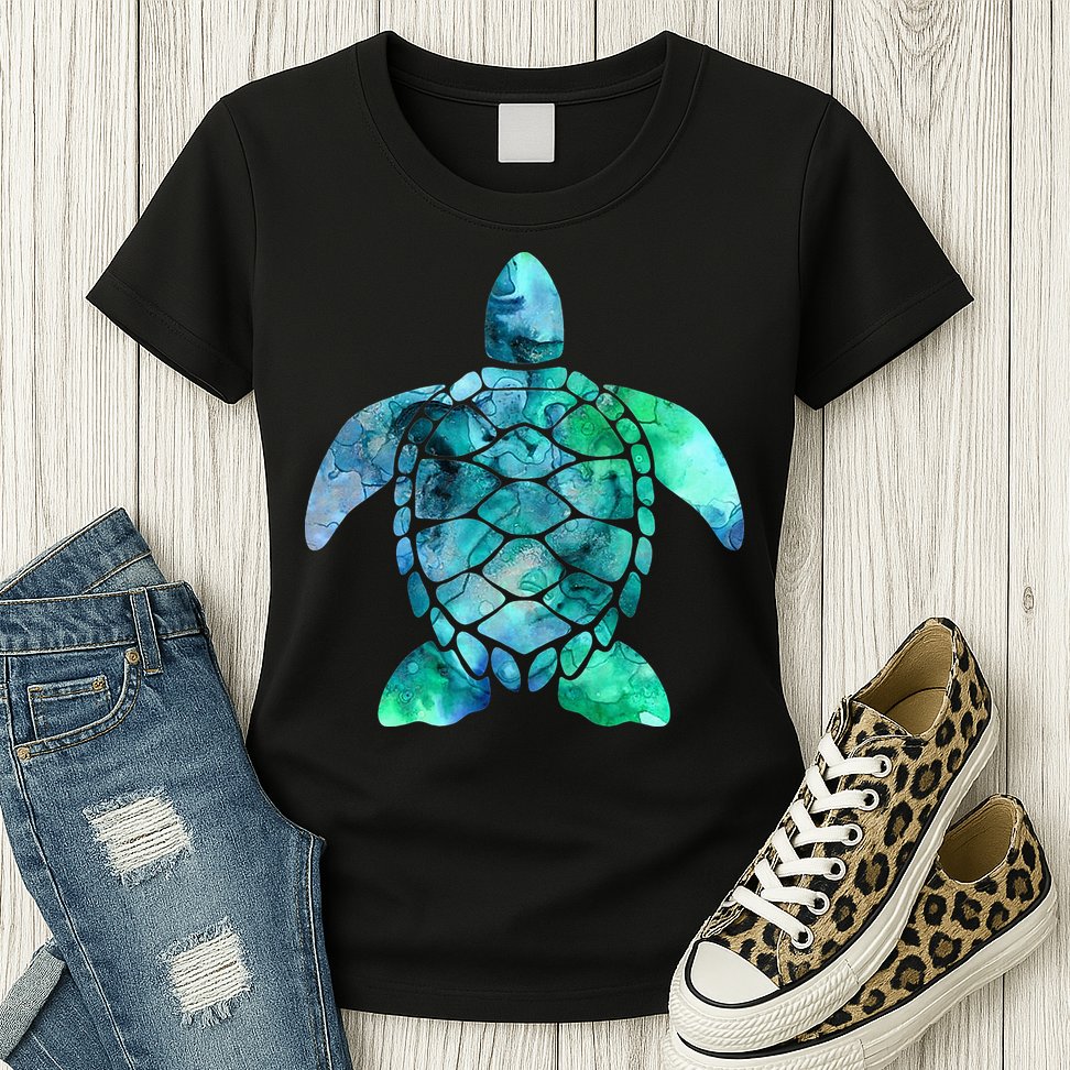 Save The Turtles Sea Turtle Gifts Ocean Animals Sea Turtle Womens T-Shirt