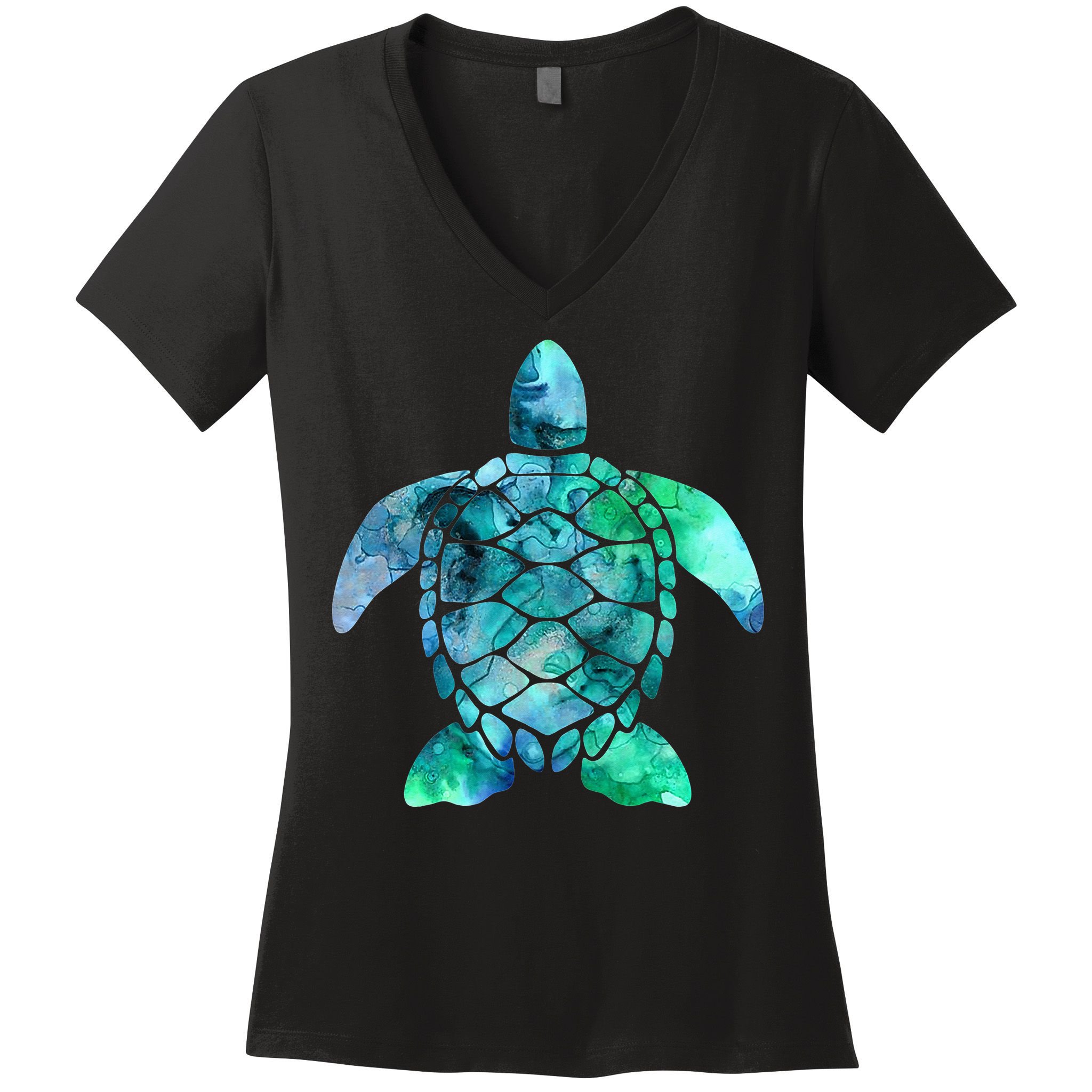 Save The Turtles Sea Turtle Gifts Ocean Animals Sea Turtle Women's V-Neck T-Shirt