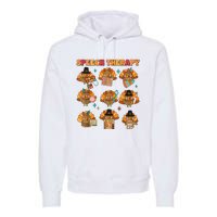 Speech Therapy Turkey Slp Speech Therapist Fall Thanksgiving Premium Hoodie