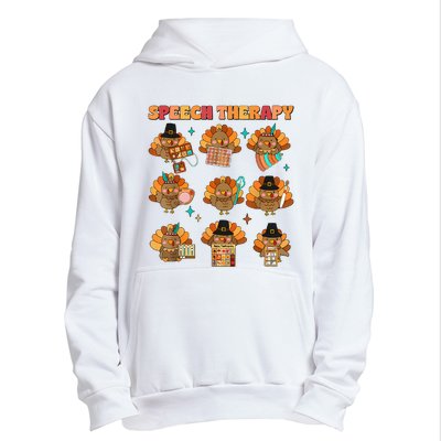 Speech Therapy Turkey Slp Speech Therapist Fall Thanksgiving Urban Pullover Hoodie