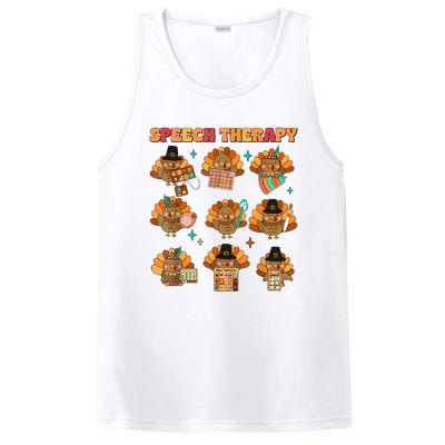 Speech Therapy Turkey Slp Speech Therapist Fall Thanksgiving PosiCharge Competitor Tank