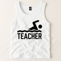 Swimming Teacher Trainer Swimmer Instructor Coach Tank Top