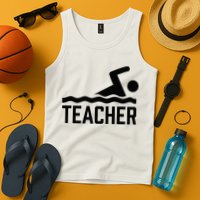 Swimming Teacher Trainer Swimmer Instructor Coach Tank Top