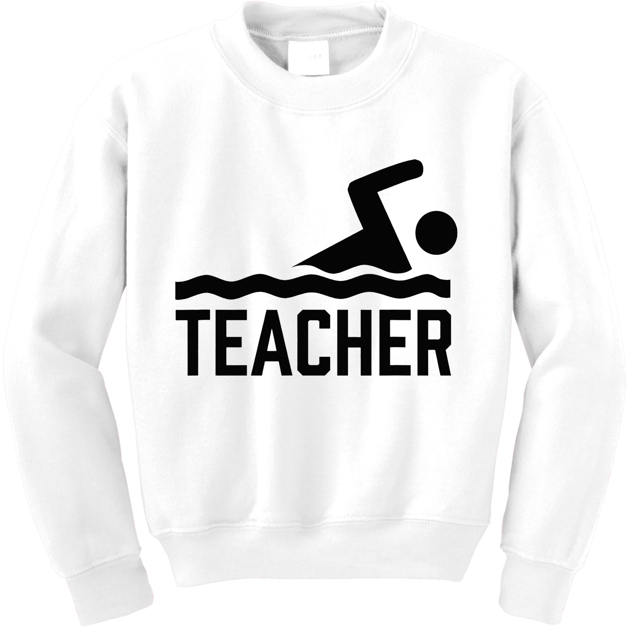 Swimming Teacher Trainer Swimmer Instructor Coach Kids Sweatshirt