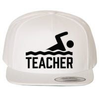 Swimming Teacher Trainer Swimmer Instructor Coach Wool Snapback Cap