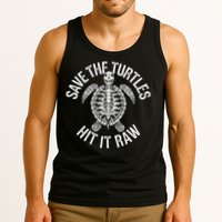 Save The Turtles Hit It Raw Funny Save The Planet Tank Top