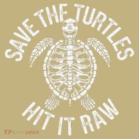 Save The Turtles Hit It Raw Funny Save The Planet Sustainable Beanie