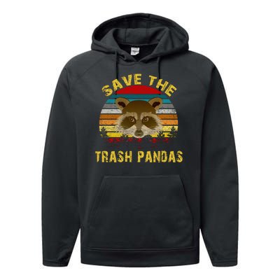 Save The Trash Pandas Performance Fleece Hoodie